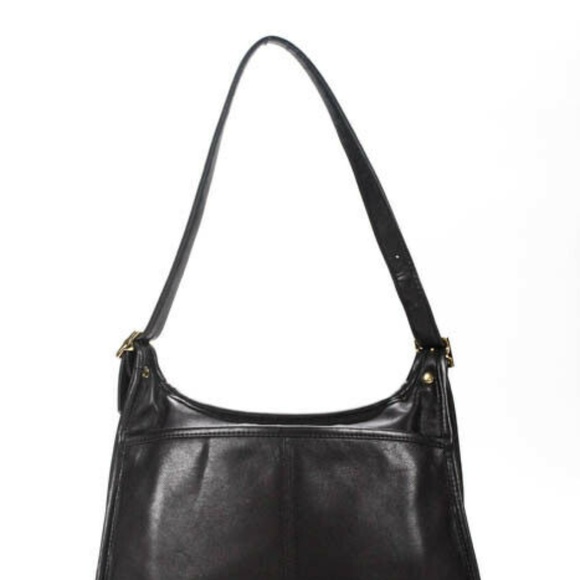 Giani Bernini Brown Leather Gold Buckle purse Bag - Picture 5 of 8